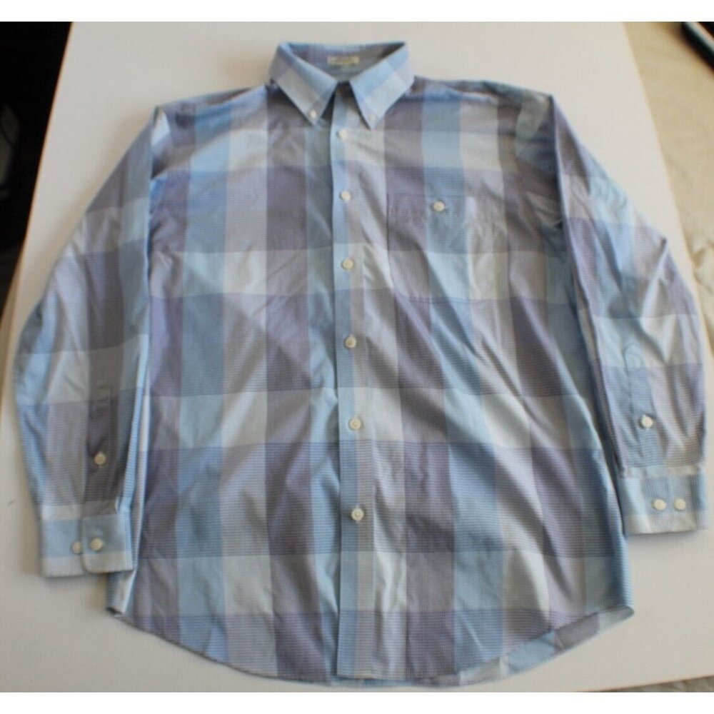 Orvis Men's Plaid Button Down Shirt Size L